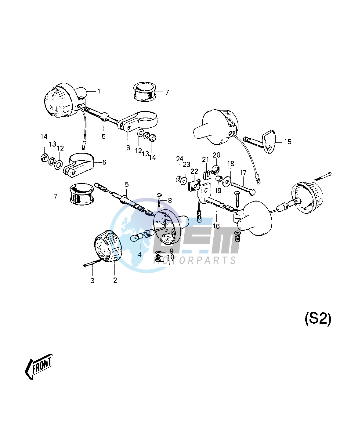 TURN SIGNALS -- S2- -