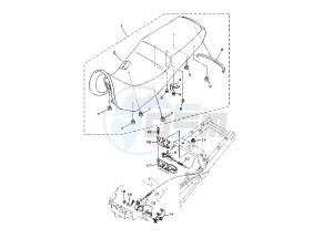 TDM ABS 900 drawing SEAT