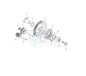 XVS A MIDNIGHT STAR 950 drawing STARTER GEARS