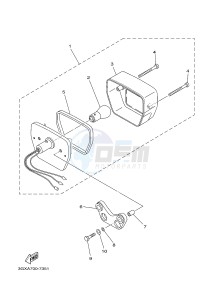 AG200FE (53CD 53CE) drawing TAILLIGHT