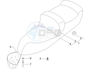 X9 250 Evolution drawing Saddle seats - Tool roll