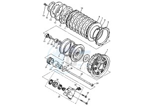 XJR 1200 drawing CLUTCH