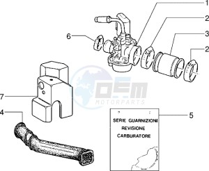 Sfera RST 80 drawing Carburettor