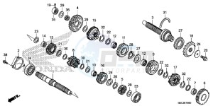 CBR600RRD CBR600RR UK - (E) drawing TRANSMISSION