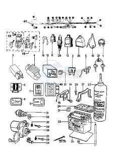 BUXY - 50 cc drawing ELECTRICAL