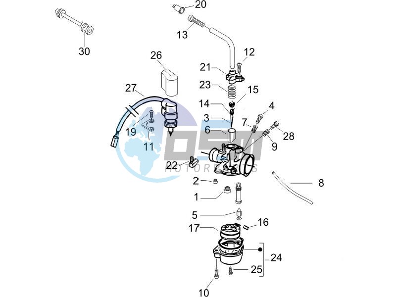 Carburetors components