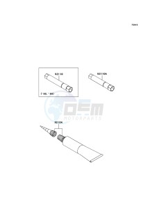 KLX110 KLX110-A4 EU drawing Owner's Tools