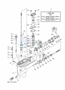 T25LA-2009 drawing LOWER-CASING-x-DRIVE-1