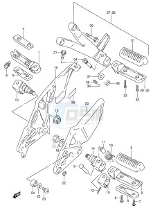 RF900R (E2) drawing FOOTREST