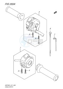 GSR750Z ABS EU drawing HANDLE SWITCH