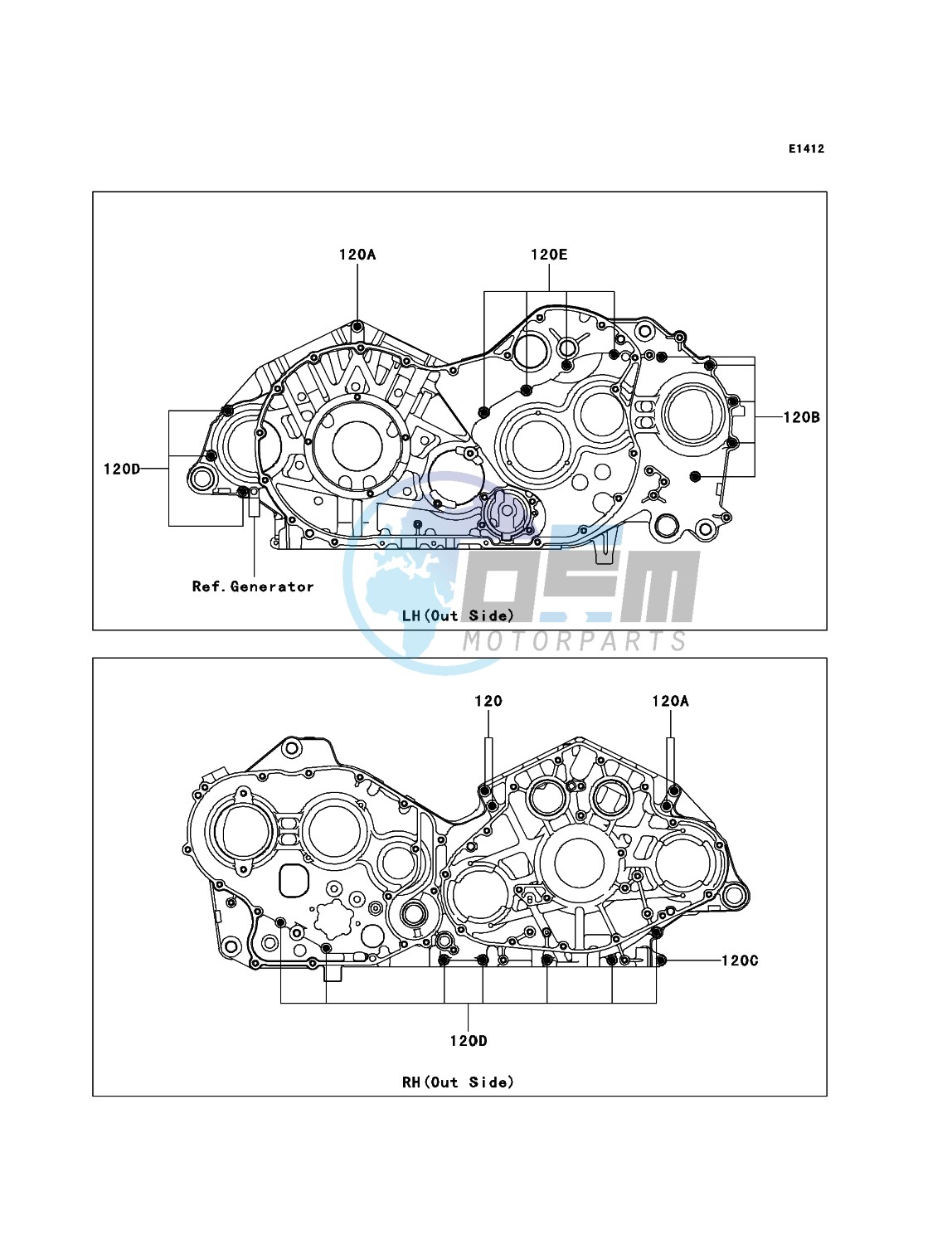 Crankcase Bolt Pattern