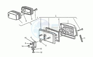 850 T5 Polizia - CC - PA - NC Polizia/CC/PA/NC drawing Taillight