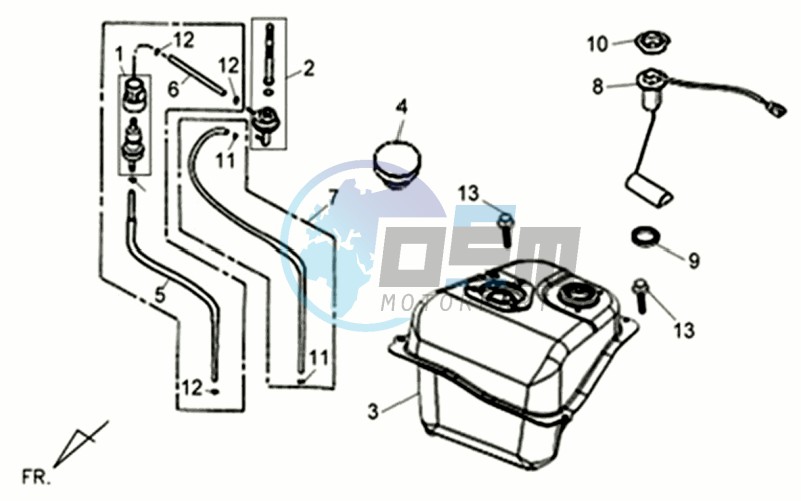 FUEL TANK - FUEL CUT