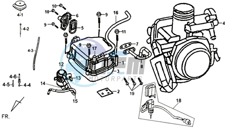 CYLINDER HEAD COVER / CARBURATOR