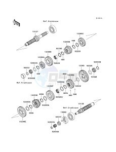 VN 1500 N [VULCAN 1500 CLASSIC FI] (N1-N3) [VULCAN 1500 CLASSIC FI] drawing TRANSMISSION-- VN1500-N3- -