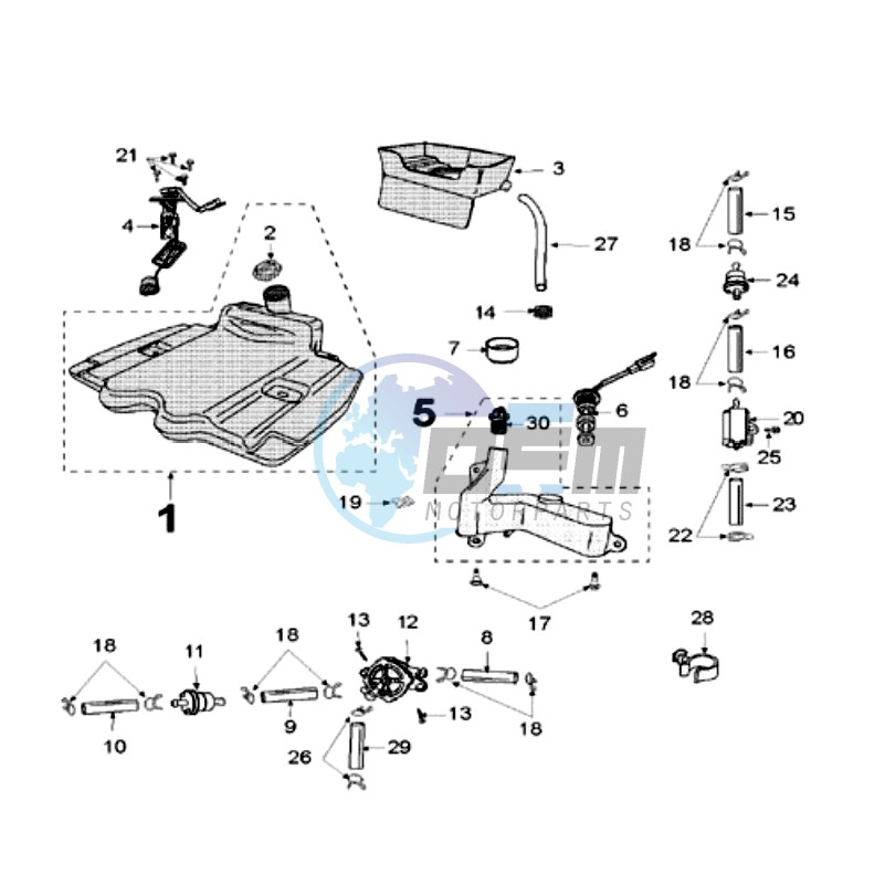 FUEL TANK AND FUEL PUMP KOKUSAN