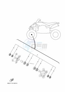 YFZ450R (BKDA) drawing MAINTENANCE PARTS KIT