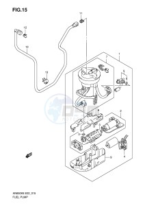 AN650 (E2) Burgman drawing FUEL PUMP