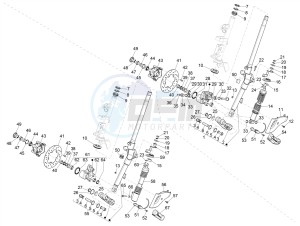 SPRINT 50 4T 4V NOABS E2 (NAFTA) drawing Fork/steering tube - Steering bearing unit