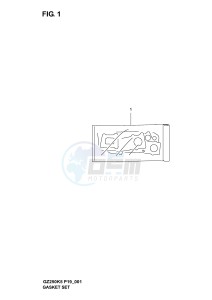 GZ250 (P19) drawing GASKET