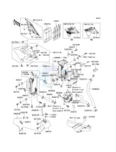 KLX 250 H [KLX250S] (H6F-H7F) H7F drawing RADIATOR