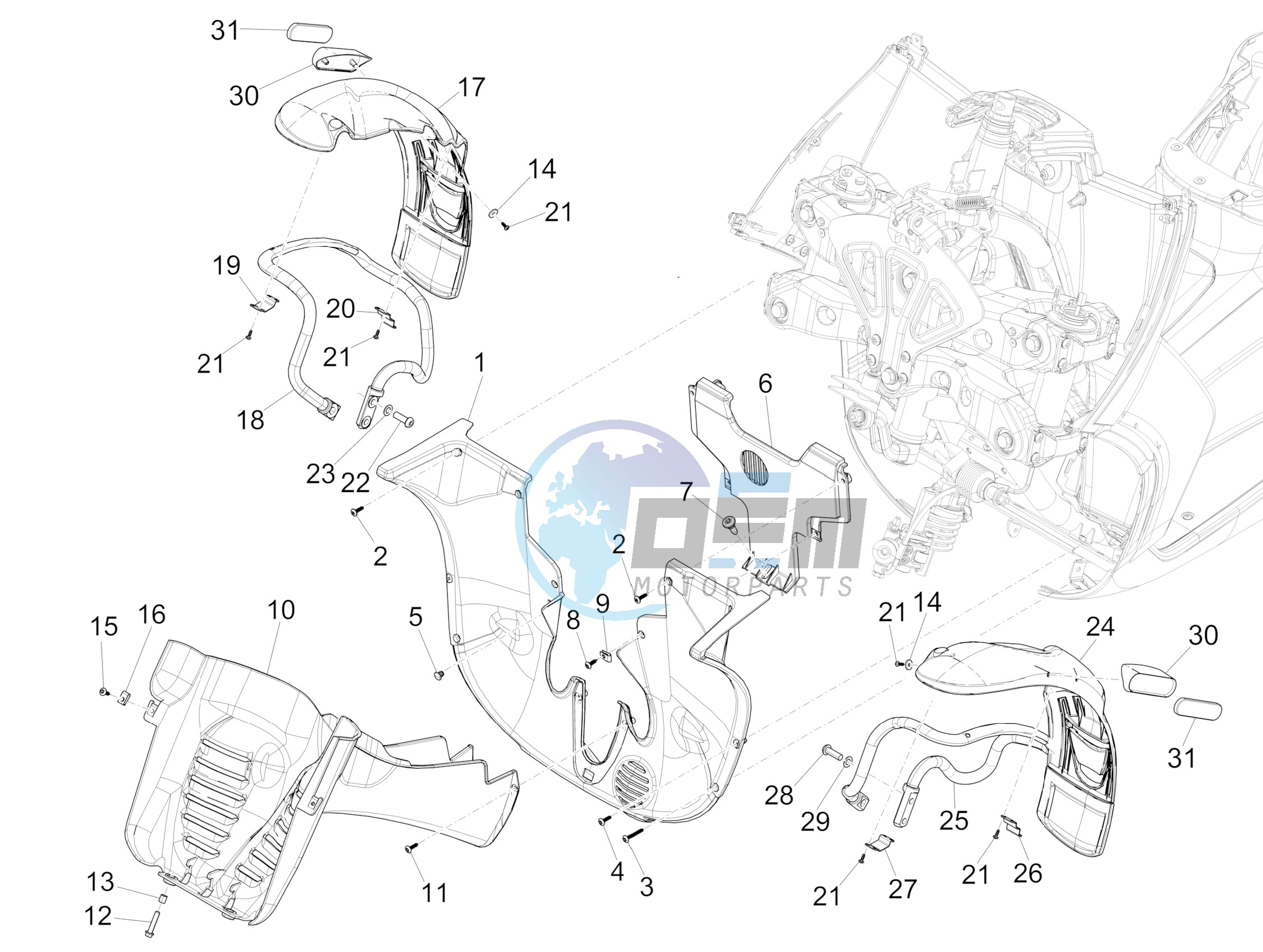 Wheel housing - Mudguard