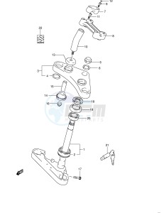 LS650 (E3-E28) SAVAGE drawing STEERING STEM