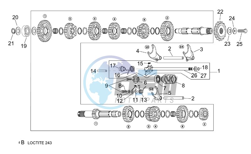 Gear box selector