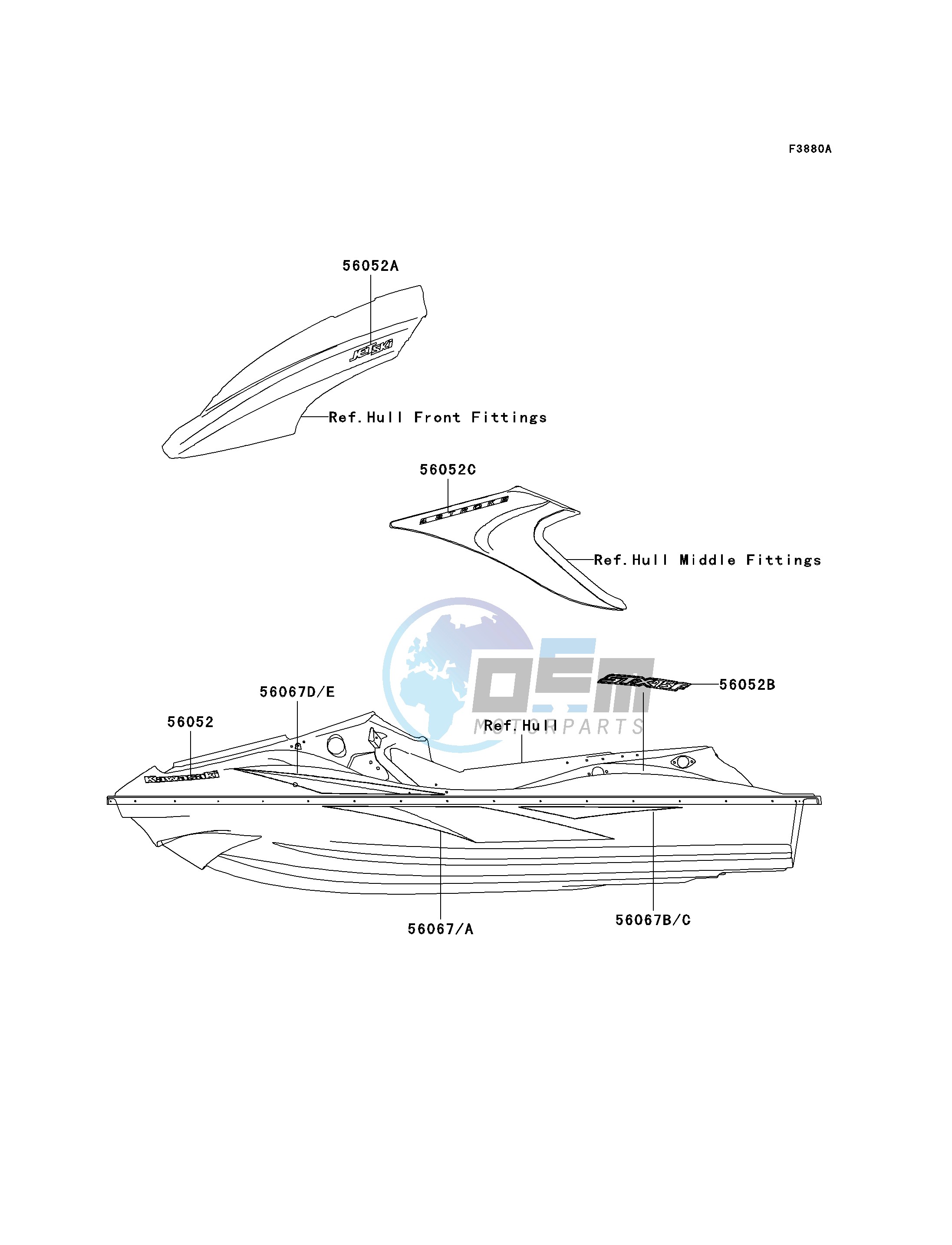 DECALS-- WHITE- --- A6F- -