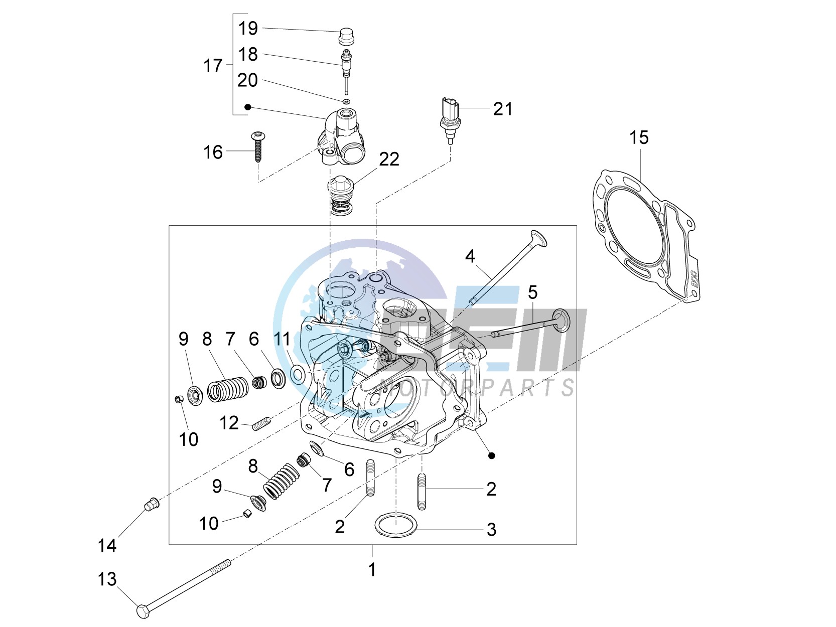 Head unit - Valve