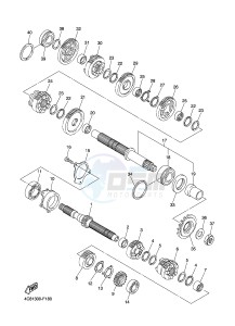 YBR125E (42PK) drawing TRANSMISSION