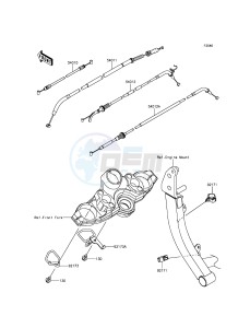 VERSYS 1000 KLZ1000BGF FR GB XX (EU ME A(FRICA) drawing Cables