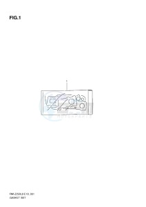 RM-Z 250 drawing GASKET SET (L0-L1) L2