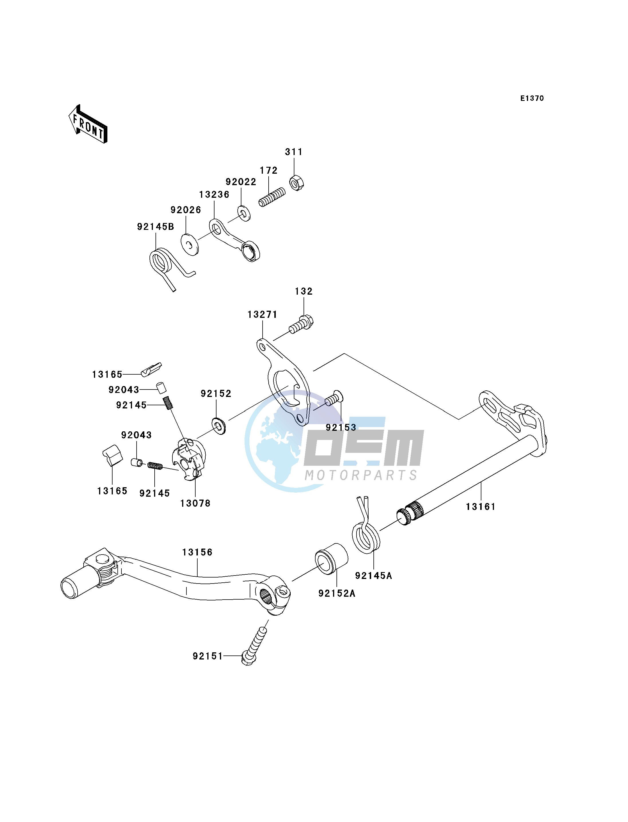 GEAR CHANGE MECHANISM