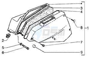 ET4 125 Leader drawing Air Cleaner