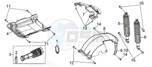 JOYRIDE 200i drawing REAR FENDER /REAR SUSPENSION