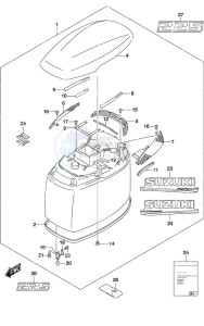 DF 225 drawing Engine Cover