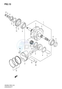 AN400 ABS BURGMAN EU drawing CRANKSHAFT