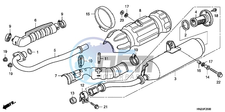 EXHAUST MUFFLER