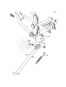 KLX125 KLX125CFF XX (EU ME A(FRICA) drawing Stand(s)