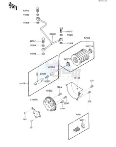 KLF 300 A [BAYOU 300] (A2) [BAYOU 300] drawing OIL PUMP_OIL FILTER