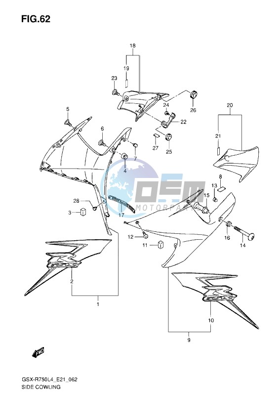 SIDE COWLING L4 ( JSP,AR6 )