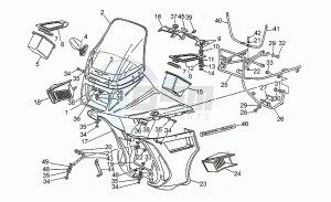 California III 1000 Iniezione Iniezione drawing Full fairing