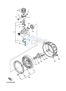 EDA5000E drawing CRANKSHAFT & PISTON