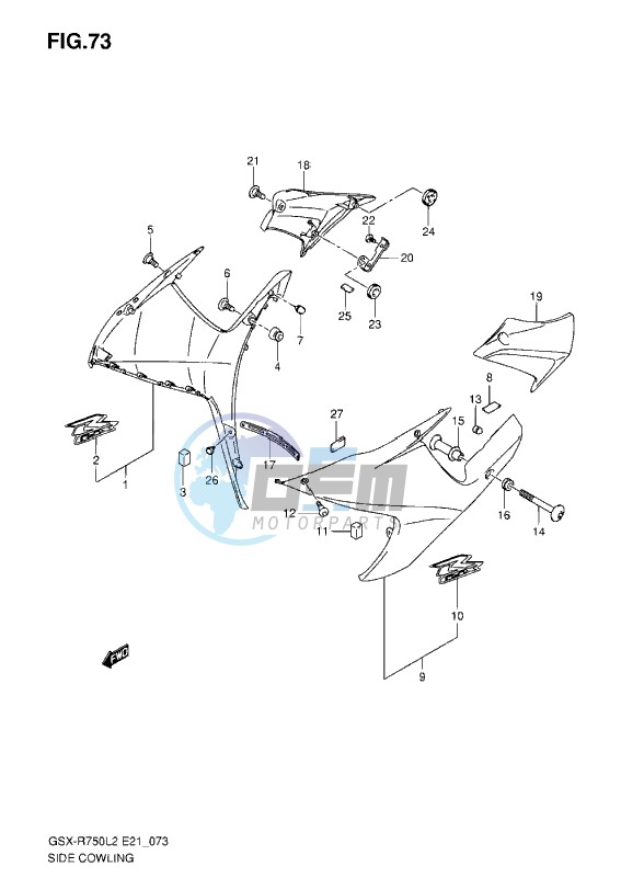 SIDE COWLING L2 ( GLR )