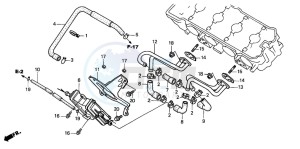 CB600F CB600F drawing AIR SUCTION VALVE