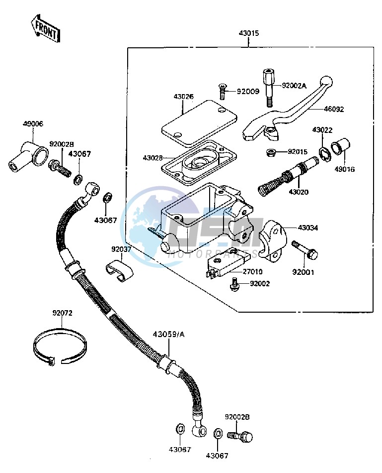 FRONT MASTER CYLINDER