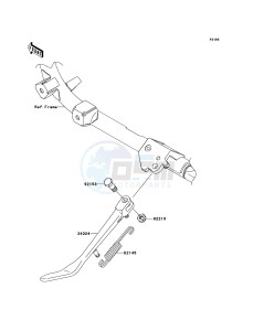 VN900 CLASSIC VN900BDFA GB XX (EU ME A(FRICA) drawing Stand(s)