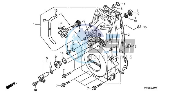 FRONT CRANKCASE COVER