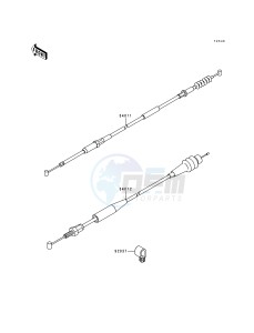 KX 125 K [KX125] (K1) [KX125] drawing CABLES